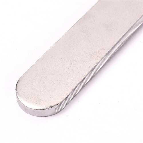 Guitar Fret Crowning Luthier File Stainless Steel Narrow Dual Cutting Edges Tool C122-1167801