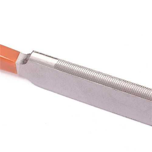 Guitar Fret Crowning Luthier File Stainless Steel Narrow Dual Cutting Edges Tool C122-1167801