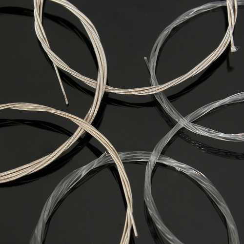 New Durable Set of 6 Steel Nylon Strings Acoustic Classical Guitar C122-933557