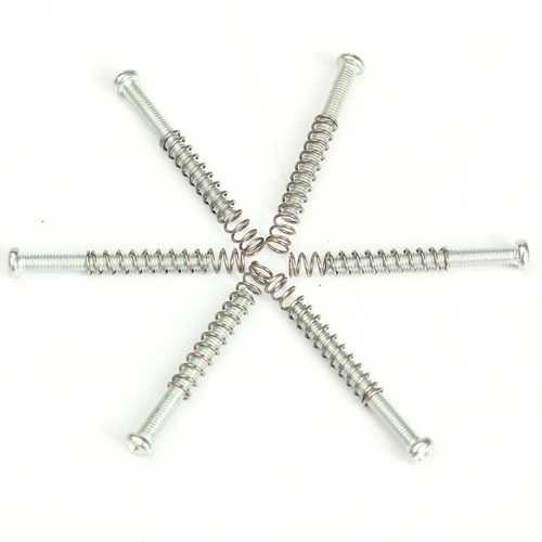 Silver Screws Springs Sets Kits Guitar Humbucker Pickup Mounting C122-940317