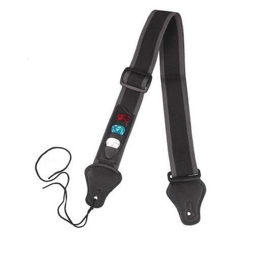 Nylon Guitar Strap with Three Pick Holder Strap with for Electric Acoustic Bass Guitar C122-1135006