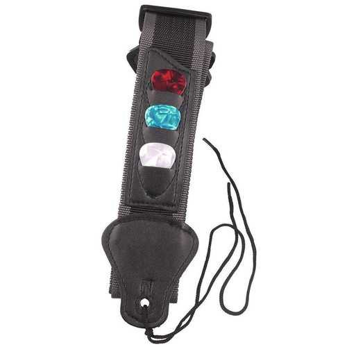 Nylon Guitar Strap with Three Pick Holder Strap with for Electric Acoustic Bass Guitar C122-1135006
