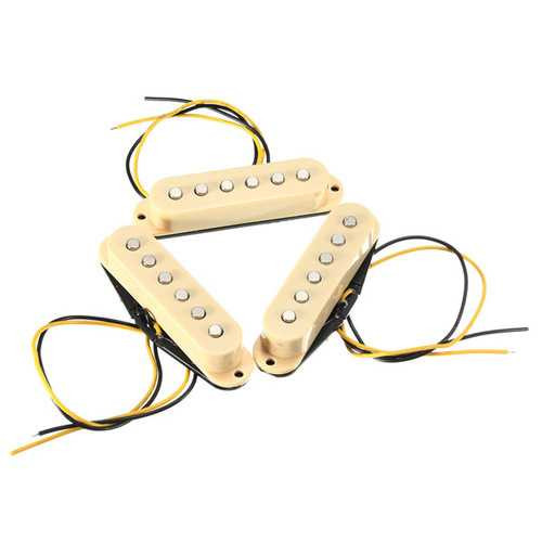 3Pcs Vintage Clean Guitar Pickups For Fender Stratocaster Strat Squier C122-1049460