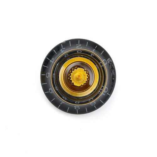 1PC Black Gold Plastic Electric Guitar Volume Voice Speed Knobs For Les Paul Guitar C122-1146024