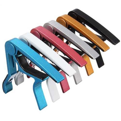 Aluminum Alloy Release Spring Trigger Capo for Electric Acoustic Guitars C122-973001