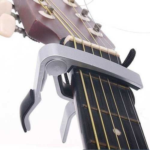 Aluminum Alloy Release Spring Trigger Capo for Electric Acoustic Guitars C122-973001