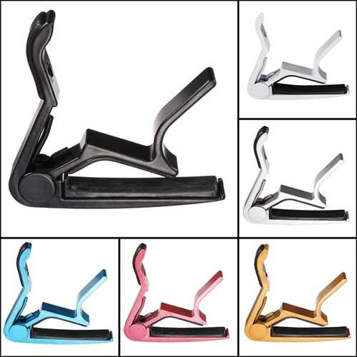 Aluminum Alloy Release Spring Trigger Capo for Electric Acoustic Guitars C122-973001