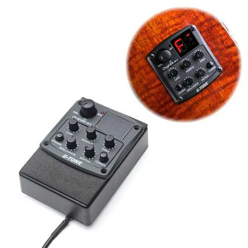 Cherub GT-3 EQ Equalizer Acoustic Guitar Preamp Pickup Tuner C122-975755
