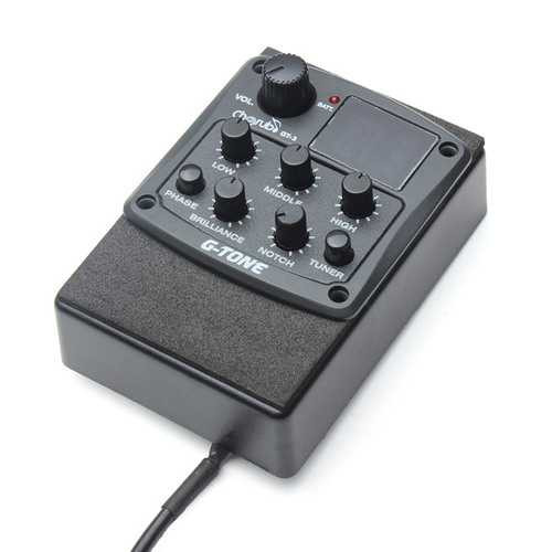 Cherub GT-3 EQ Equalizer Acoustic Guitar Preamp Pickup Tuner C122-975755