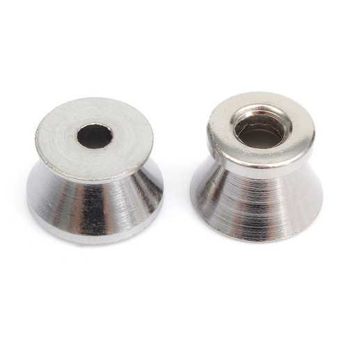 2PCS Chrome Metal End Pin Belt Buttons Strap Lock Cushion Screws For Guitar Bass C122-996323