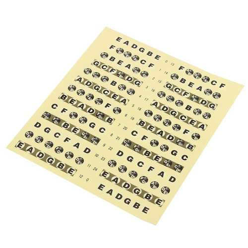 1pc Guitar Fretboard Note Sticker Musical Scale Label Beginner Decal C122-962679