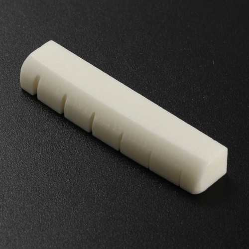 Buffalo Bone Ivory Bridge Nut Saddle For Acoustic Guitar C122-1000812
