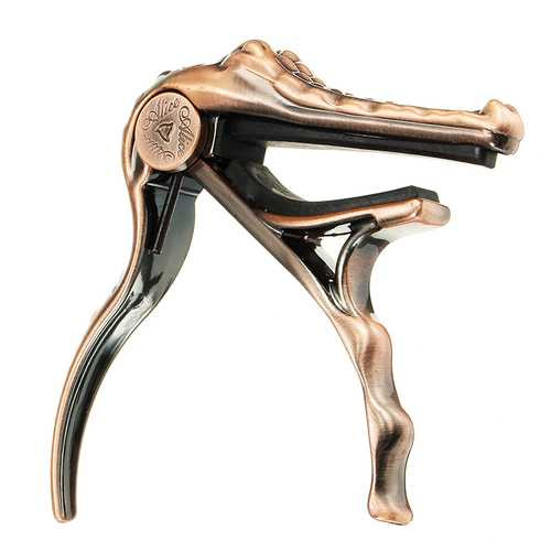 Alice Crocodile Style Zinc Alloy Guitar Capo for Folk Wood Guitar Electric Guitar C122-1163452