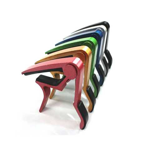 6 Colors Guitar Tuner Aluminum Alloy Tune Clamp Key Trigger Capo for Acoustic Electric Guitar C122-1306254
