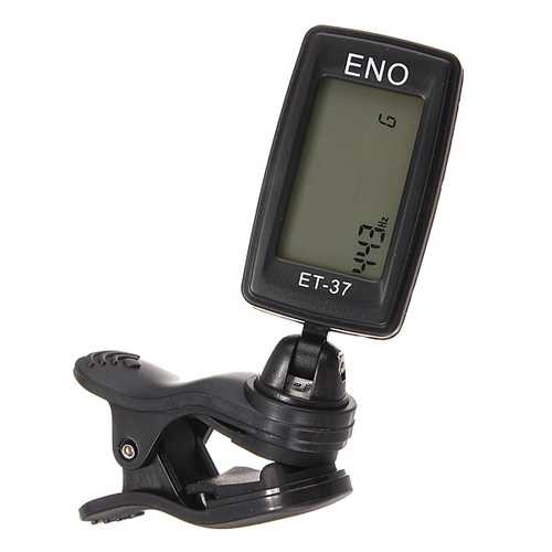 ENO ET-37 LCD Clip-on Electronic Guitar Bass Violin Ukulele Tuner C122-946811