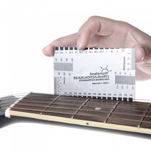Guitar String Action Gauge Measuring Ruler Bass Luthier Tool C122-940141