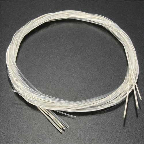 Set of 6 White Nylon Guitar Strings For Classical Guitar C122-1010259