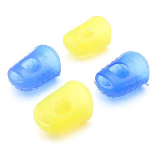 4 In 1 Guitar Fingertip Protectors Silicone Finger Guards For Ukulele C122-991059