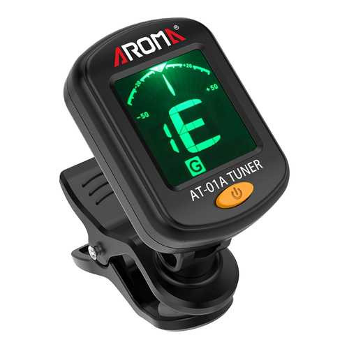 Aroma AT-01A Clip-on Tuner Tuning for Guitar Bass Violin Ukulele C122-1293411