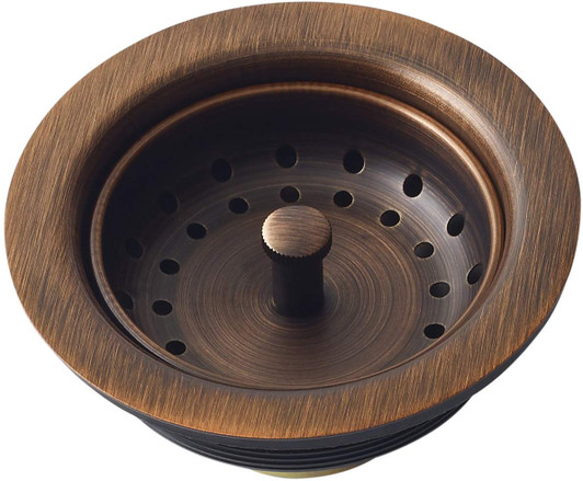 Orwell Grid and Strainer Drain Copper Kitchen Sink