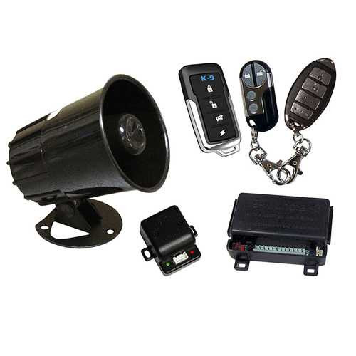K-9 Car Alarm with Keyless Entry - Includes 3 Different Transmitter Designs! M119-K9MUNDIAL6