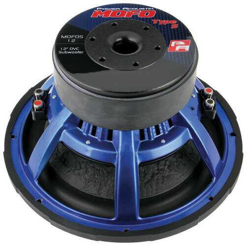 Power Acoustik 12" Woofer Dual 4 Ohm 2500W Max M119-MOFOS12D4