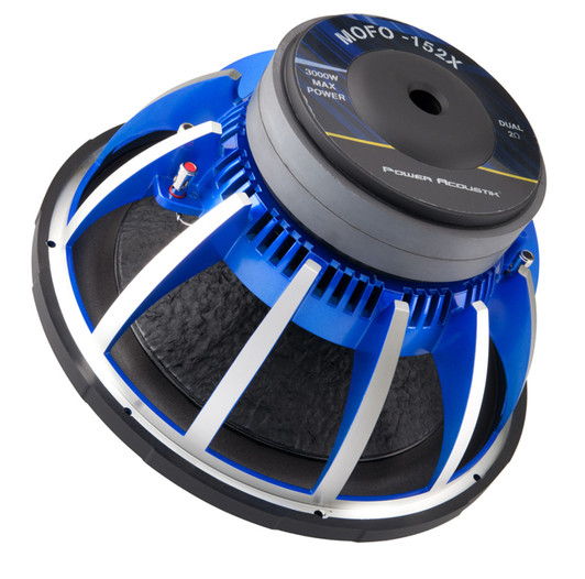 Power Acoustik 15" 3000W Woofer Dual 4 Ohm VC M119-MOFO154X
