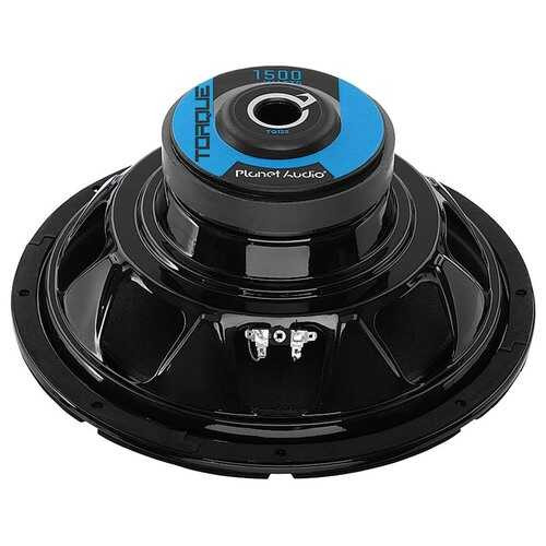 Planet 12" Woofer Single 4 Ohm voice coil 1500W Max M119-TQ12S