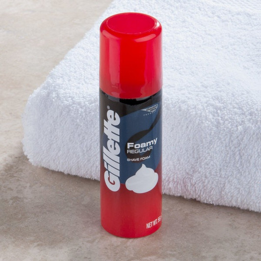 Gillette Foamy Regular Shave Cream 2 oz. Bottle – 48/Case