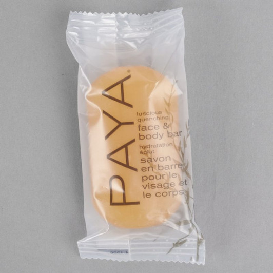 PAYA Orange and Papaya Translucent Face and Body Bar Soap 1.25 oz. – 288/Case