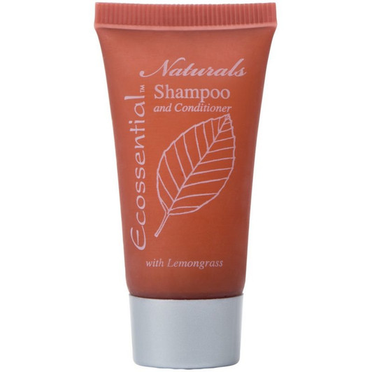 Ecossential Naturals Hotel and Motel Shampoo and Conditioner 0.5 oz. Bottle – 400/Case