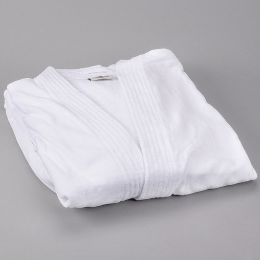 Oxford Velour Kimono Style Bath Robe – 48″ x 60″ 100% Ring Spun Cotton 38 lb.