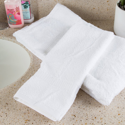 Oxford Belleeza 16″ x 30″ 100% Ringspun Cotton Hand Towel 4.5 lb. – 12/Pack