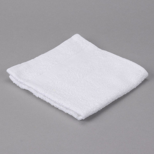 Oxford Gold Cam 12″ x 12″ Cotton/Poly Wash Cloth with 100% Cotton Loops and Hemmed Cam Border 1 lb. – 300/Case