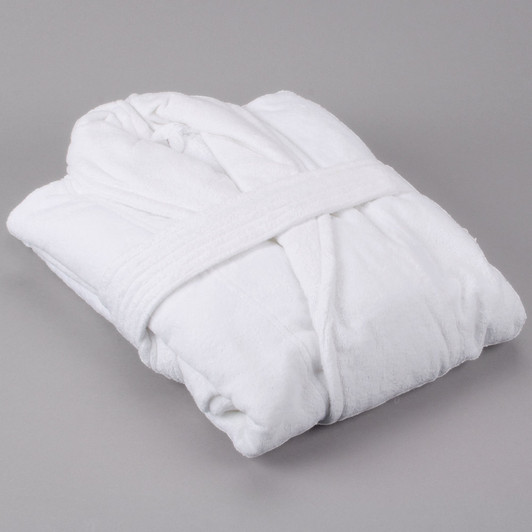Oxford Velour Shawl Collar Bath Robe – 48″ x 60″ 100% Ring Spun Cotton 40 lb.