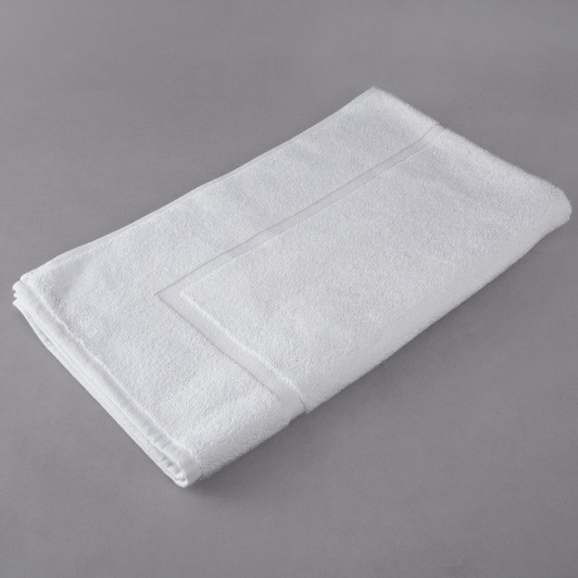 Oxford Regale 21″ x 36″ 100% 2-Ply Combed Cotton Bath Mat with Dobby Border 12 lb. – 24/Case