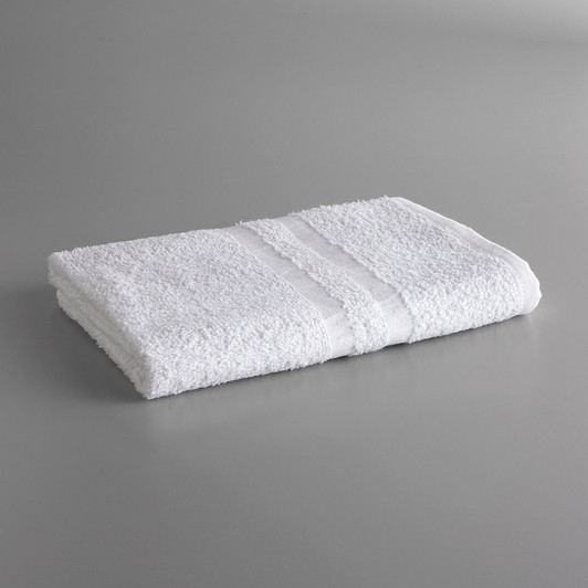 Lavex Lodging Standard 22″ x 44″ Cotton/Poly Bath Towel 6 lb. – 12/Pack