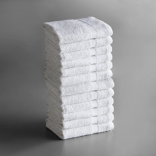 Lavex Lodging Economy 16″ x 27″ 100% Cotton Hand Towel 3.5 lb. – 12/Pack