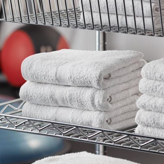 Lavex Lodging Economy 20″ x 30″ 100% Cotton Bath Mat 6 lb. – 12/Pack