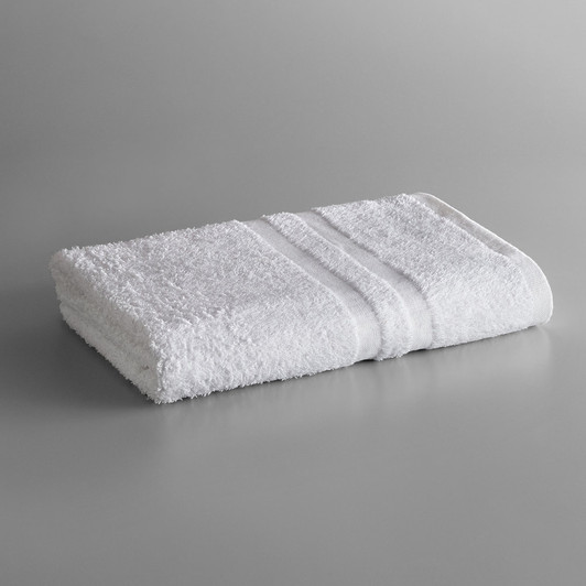 Lavex Lodging Standard 24″ x 50″ Cotton/Poly Bath Towel 10.5 lb. – 12/Pack