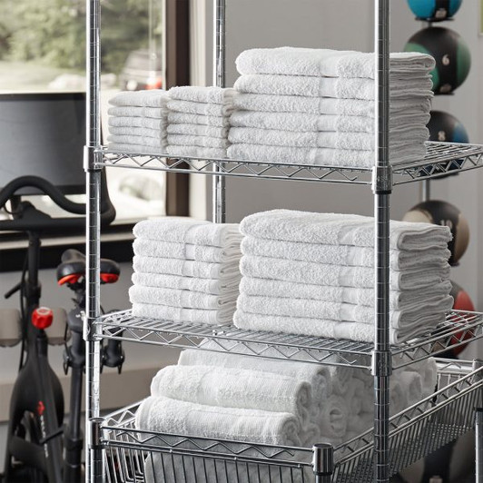 Economy 22″ x 44″ 100% COTTON BATH TOWEL 6 lb. – 12/Pack