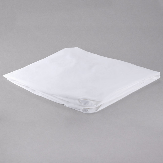 Oxford Super Blend Full Size 54″ x 80″ x 14″ 200 Thread Count White Fitted Hotel Sheet – 12/Case