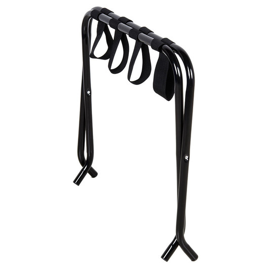 Lancaster Table & Seating Black Folding Luggage Rack – 6/Pack