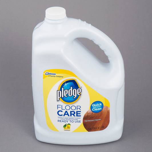 Pledge 605896 1 Gallon / 128 oz. Hardwood Floor Care Cleaner – 4/Case