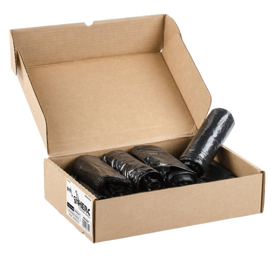 Li’l Herc Repro Trash Bag 20-30 Gallon 0.9 Mil 30″ x 36″ Low Density Can Liner – 250/Case