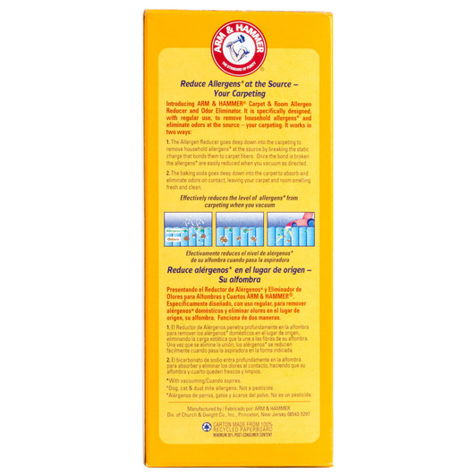 Arm & Hammer 42.6 oz. Carpet & Room Allergen Reducer and Odor Eliminator – 9/Case