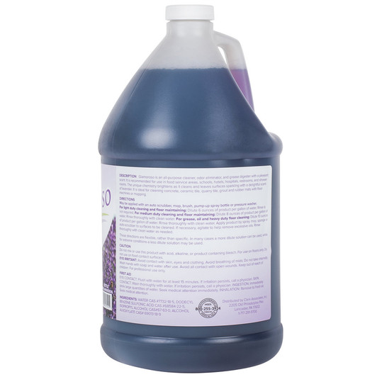Advantage Chemicals 1 gallon / 128 oz. “Glamoroso” Lavender All-Purpose Cleaner – 4/Case