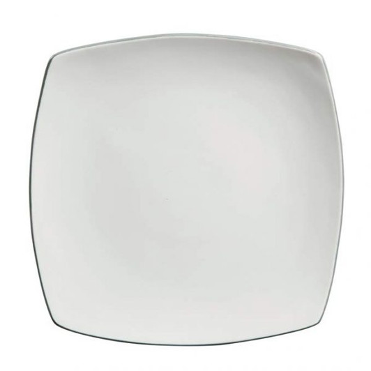 Gibson Home Soho Lounge Square 16-Piece Reactive Glaze Dinnerware Set Service of 4, Stoneware, Celadon
