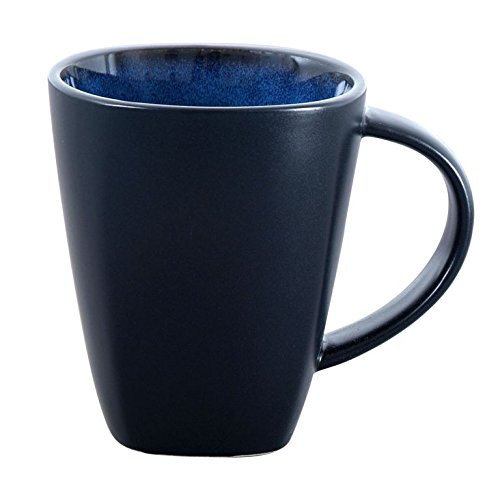 Gibson Elite Soho Lounge Reactive Glaze 16 Piece Dinnerware Set – Blue