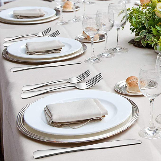 60-Piece Stainless Steel Cutlery Utensil Set Service for 12